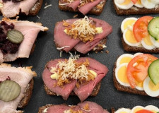 Håndmad med roastbeef